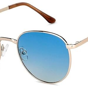 VINCENT CHASE EYEWEAR By Lenskart | Full Rim Round Stylish Sunglasses | Polarized And UV Protected | For Men And Women | Vc S14084